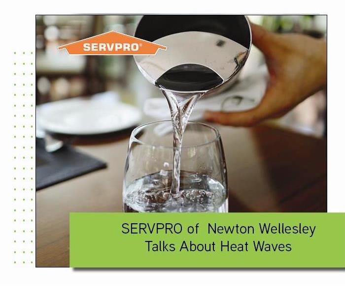 water with green text box and SERVPRO logo