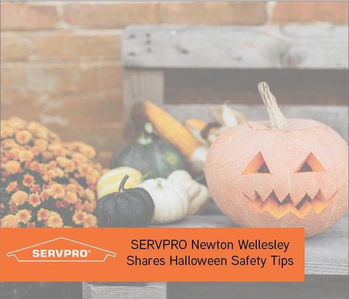 Pumpkin and fall in background with orange text box and SERVPRO logo